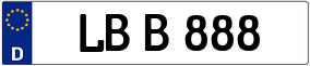 Truck License Plate